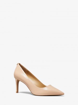 Michael Kors Alina Flex Faux Patent Leather Głęboka Różowe | SN-MK27655