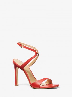 Michael Kors Amara Leather Koralowe | SN-MK27526