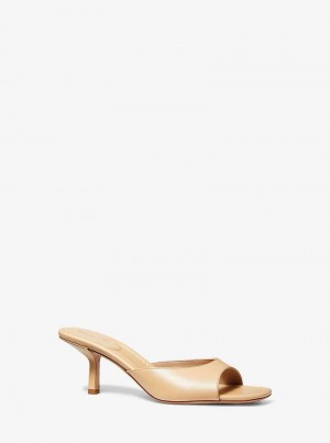Michael Kors Anita Leather Khaki | SN-MK27595