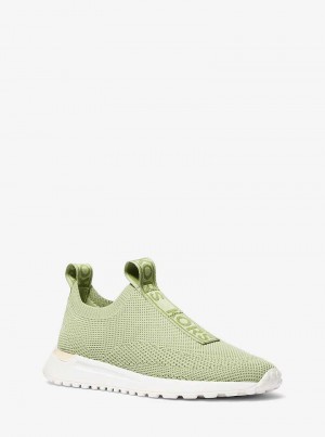 Michael Kors Bodie Knit Slip-On Głęboka Oliwkowe | SN-MK27439
