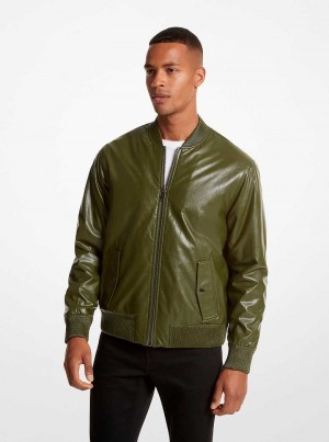 Michael Kors Bomber Ciemny Zielone | SN-MK28079