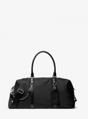 Michael Kors Brooklyn Recycled Nylon Czarne | SN-MK28165