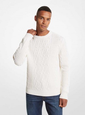 Michael Kors Cable Knit Beżowe | SN-MK28055
