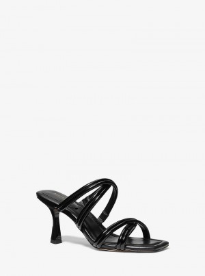 Michael Kors Corrine Patent Czarne | SN-MK27491