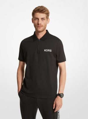 Michael Kors Cotton Jersey Czarne | SN-MK27983