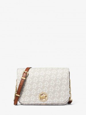 Michael Kors Delancey Medium Empire Signature Logo Głęboka Żółte | SN-MK27173