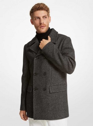 Michael Kors Donegal Wool Czarne | SN-MK28076