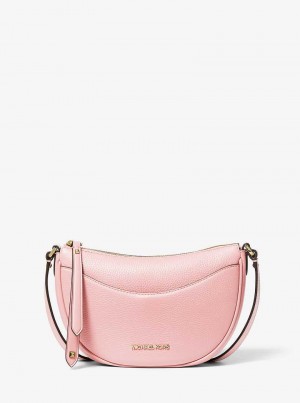 Michael Kors Dover Small Leather Różowe | SN-MK27197