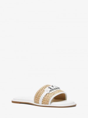 Michael Kors Ember Embellished Straw Kolorowe | SN-MK27581