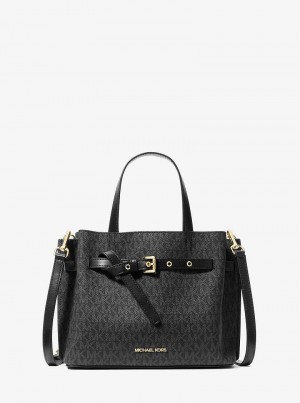 Michael Kors Emilia Small Logo Czarne | SN-MK26877