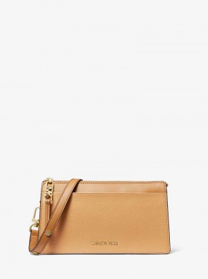 Michael Kors Empire Large Leather Convertible Brązowe | SN-MK27239