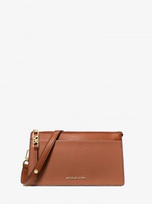Michael Kors Empire Large Leather Convertible Brązowe | SN-MK27241