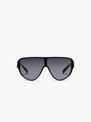 Michael Kors Empire Shield Czarne | SN-MK27870