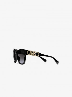 Michael Kors Empire Square Czarne | SN-MK27855