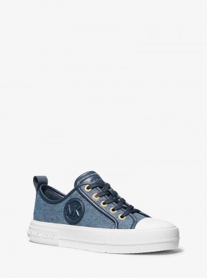 Michael Kors Evy Denim Niebieskie Kolorowe | SN-MK27471