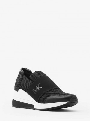 Michael Kors Felix Scuba and Mesh Czarne | SN-MK27423