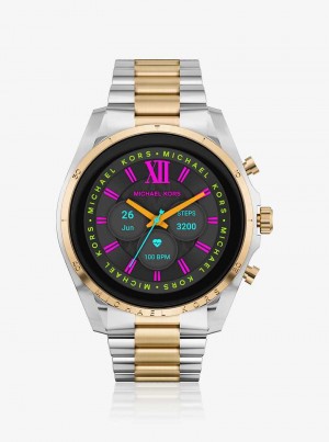 Michael Kors Gen 6 Bradshaw Two-Tone Złote | SN-MK28276