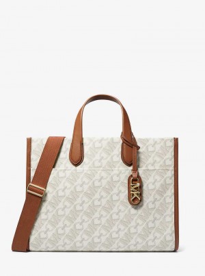 Michael Kors Gigi Large Empire Signature Logo Głęboka Żółte | SN-MK26859