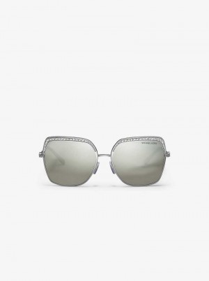 Michael Kors Greenpoint Srebrne | SN-MK27854