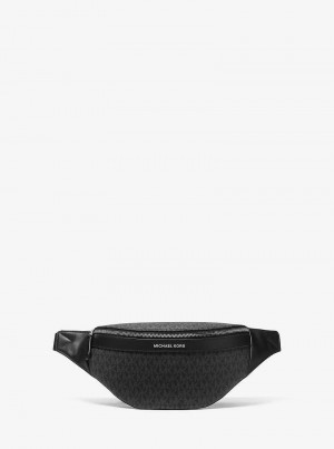 Michael Kors Greyson Logo Czarne | SN-MK28150