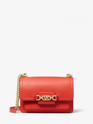 Michael Kors Heather Extra-Small Leather Koralowe | SN-MK27183
