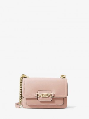 Michael Kors Heather Extra-Small Leather Różowe | SN-MK27186