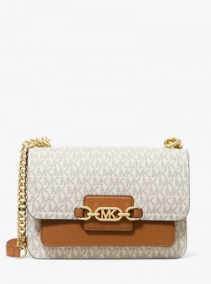 Michael Kors Heather Large Logo Głęboka Żółte | SN-MK27082