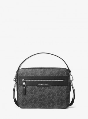Michael Kors Hudson Empire Signature Logo Czarne | SN-MK28120