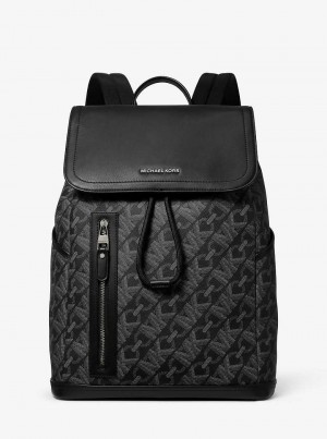 Michael Kors Hudson Empire Signature Logo Czarne | SN-MK28178