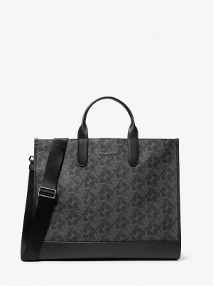 Michael Kors Hudson Empire Signature Logo Czarne | SN-MK26928
