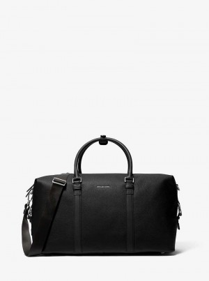 Michael Kors Hudson Leather Czarne | SN-MK28170