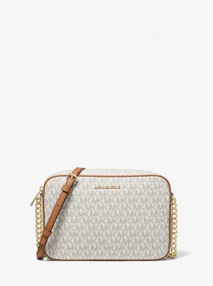 Michael Kors Jet Set Large Logo Głęboka Żółte | SN-MK27154