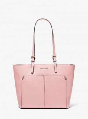 Michael Kors Jet Set Medium Pocket Różowe | SN-MK26787
