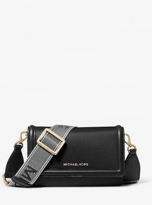 Michael Kors Jet Set Small Nylon Gabardine Czarne | SN-MK27211