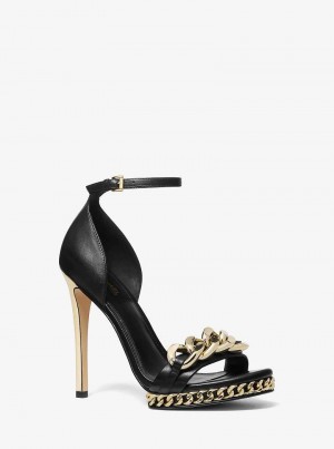 Michael Kors Jordyn Embellished Czarne | SN-MK27571