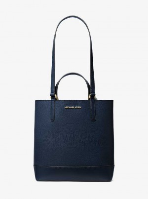 Michael Kors Kelli Small Leather Granatowe | SN-MK26844