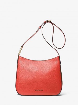 Michael Kors Kensington Large Pebbled Leather Koralowe | SN-MK27194
