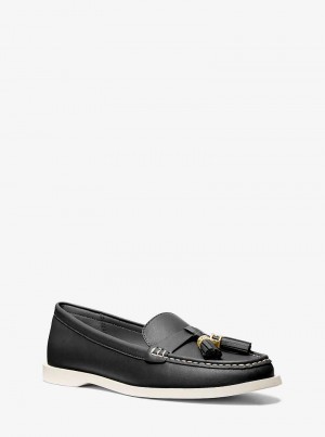 Michael Kors Kiernan Leather Czarne | SN-MK27679