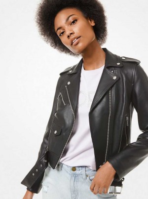 Michael Kors Leather Czarne | SN-MK26586