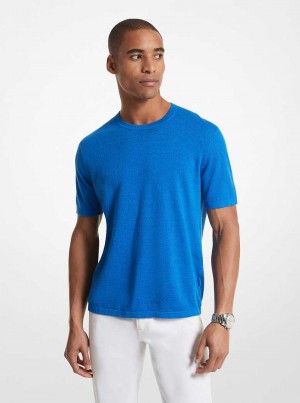 Michael Kors Linen Niebieskie | SN-MK28063