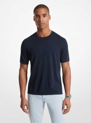 Michael Kors Linen Niebieskie | SN-MK28064