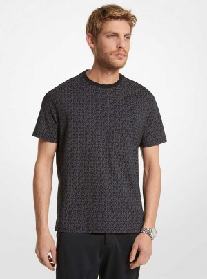 Michael Kors Logo Cotton Czarne | SN-MK27979
