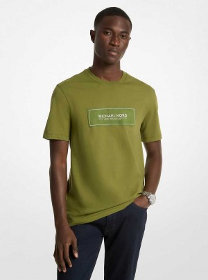 Michael Kors Logo Cotton Zielone | SN-MK27928