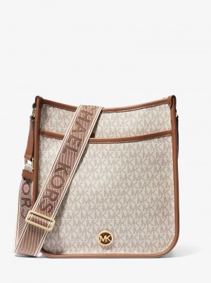 Michael Kors Luisa Large Signature Logo Głęboka Żółte | SN-MK27224