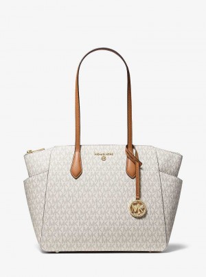 Michael Kors Marilyn Medium Logo Głęboka Żółte | SN-MK26891