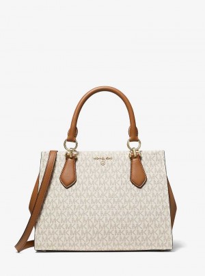 Michael Kors Marilyn Medium Logo Głęboka Żółte | SN-MK27312