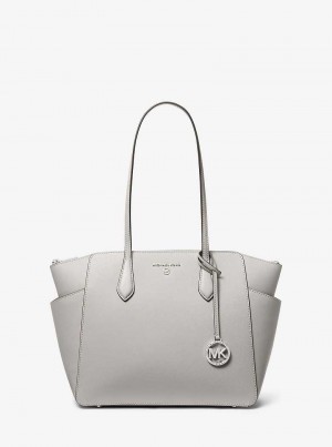 Michael Kors Marilyn Medium Saffiano Leather Szare | SN-MK26905
