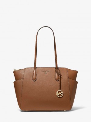 Michael Kors Marilyn Medium Saffiano Leather Brązowe | SN-MK26921