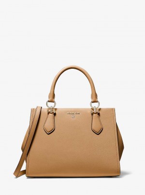 Michael Kors Marilyn Medium Saffiano Leather Brązowe | SN-MK27308