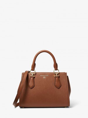 Michael Kors Marilyn Small Saffiano Leather Brązowe | SN-MK27246